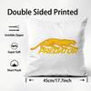 Billiards P-Predator Cushion Cover Pattern Printed Pillowcase for Living Room Sofa Cushion Cover & Bedroom Decor