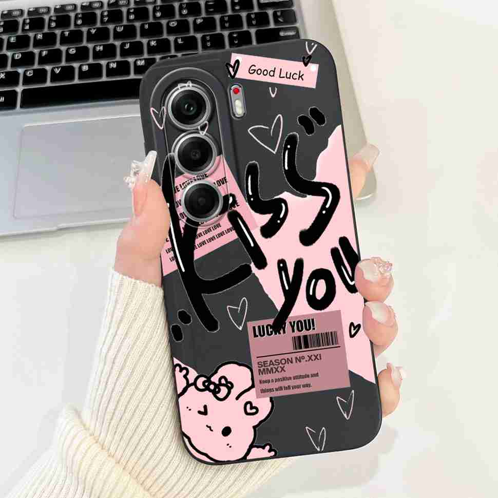 For Tecno Camon 40 Pro 5G 6.78" Case Cartoon Panda Astronaut Soft Silicone Matte Cover For Tecno Camon 40PRO 5G Phone Shell