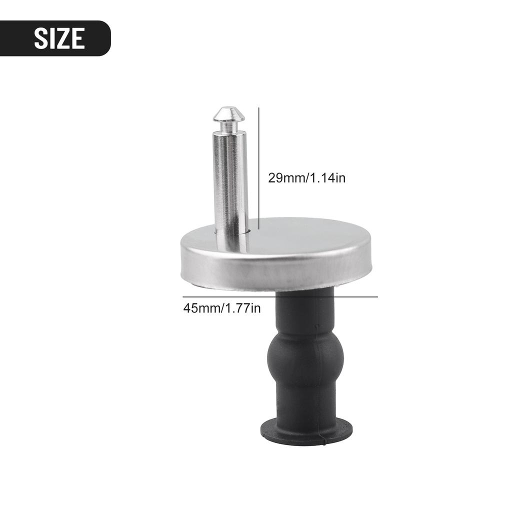 2pcs Toilet Hinges Top Close Soft Release Quick Hinge Expansion Screw Fixed Installation Toilet Seat Cover Fixing Accessories
