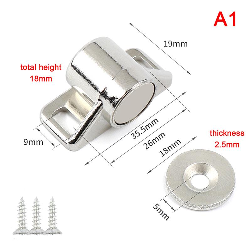 

Магнитный фиксатор двери шкафа Магнитный мебельный дверной фиксатор Доводчик Сильный Супермощный неодимовый магнит Защелка