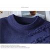Winterpullover für Herren Männer Dicke Rundhals-Pullover Herren Studenten Jugendpullover Herbst Herren Freizeit Strickwaren Pullover