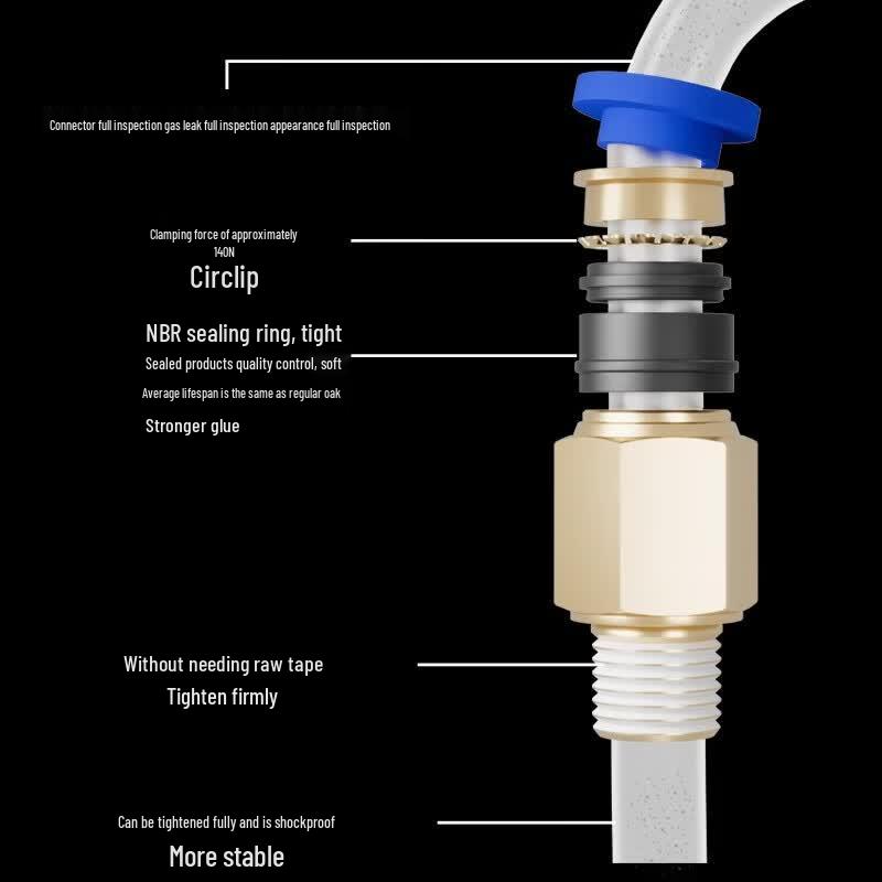 BLCH PCF Series Pneumatic Quick Connect Female Straight Connector