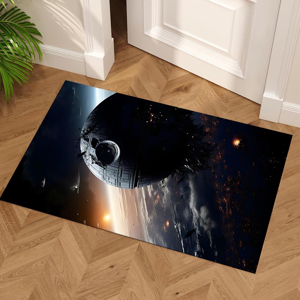 Star Wars Floor Mat Suitable for Dining Room Foyer Balcony Hallway Anti-slip Rug Anime Office Decor Luxury Gift for Birthday, Christmas, Wedding