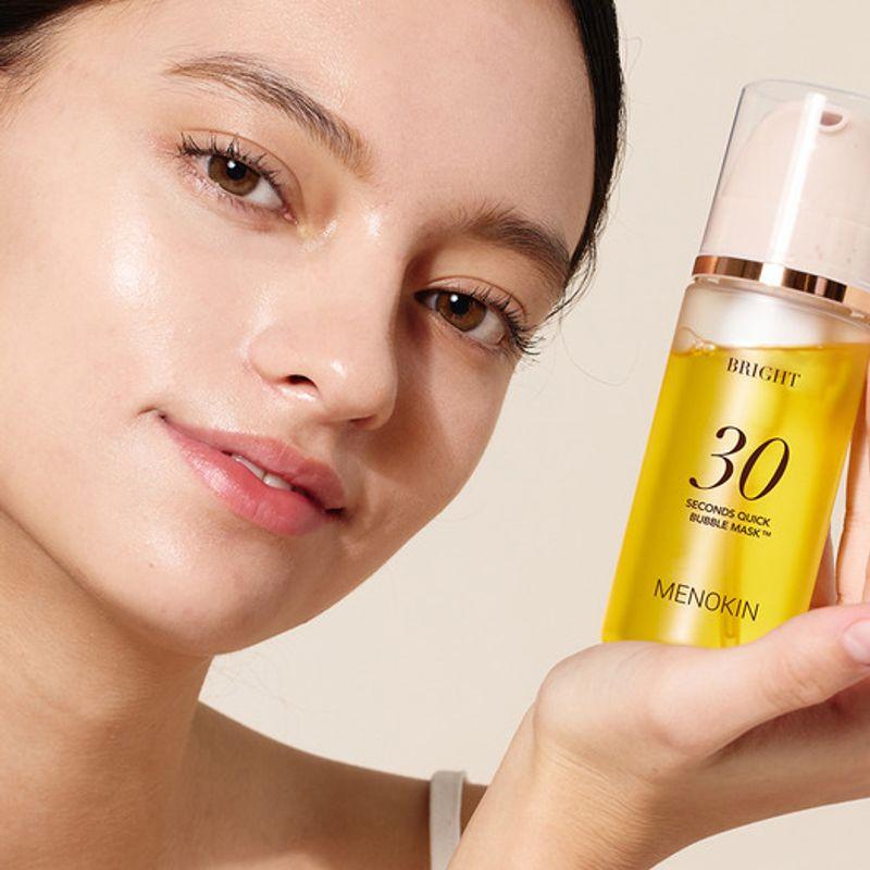 Menokine 30-sekunders snabb bubbelmask_Lystergivande