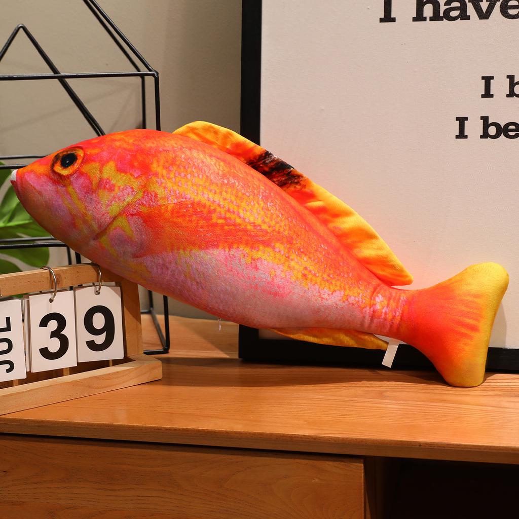 Kreative Simulation Meeresfisch bunter Feenfisch Puppe Plüschtier Fischpuppe Heimkissen Kissenpuppe