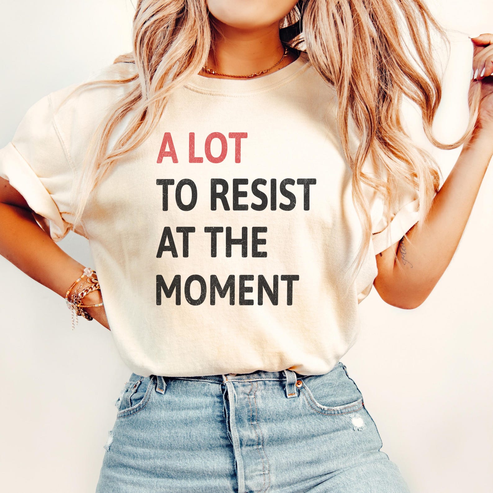 Resist Shirt: Comfort Colors Political Protest Tee 2XL