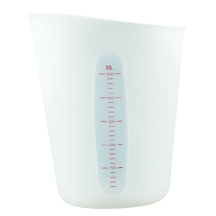 2Pcs Set Measuring Cups with Graduated Scale 250/500ml Laboratory Capacity Cups