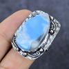 Owhyee Opal Gemstone Handmade 925 Sterling Silver Jewelry Ring Size 8 e4g72
