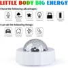Mini Car Disco Ball Rechargeable Battery Mini Disco Ball for Car Music Sound Activated Multicolor Car Disco Lights Inside