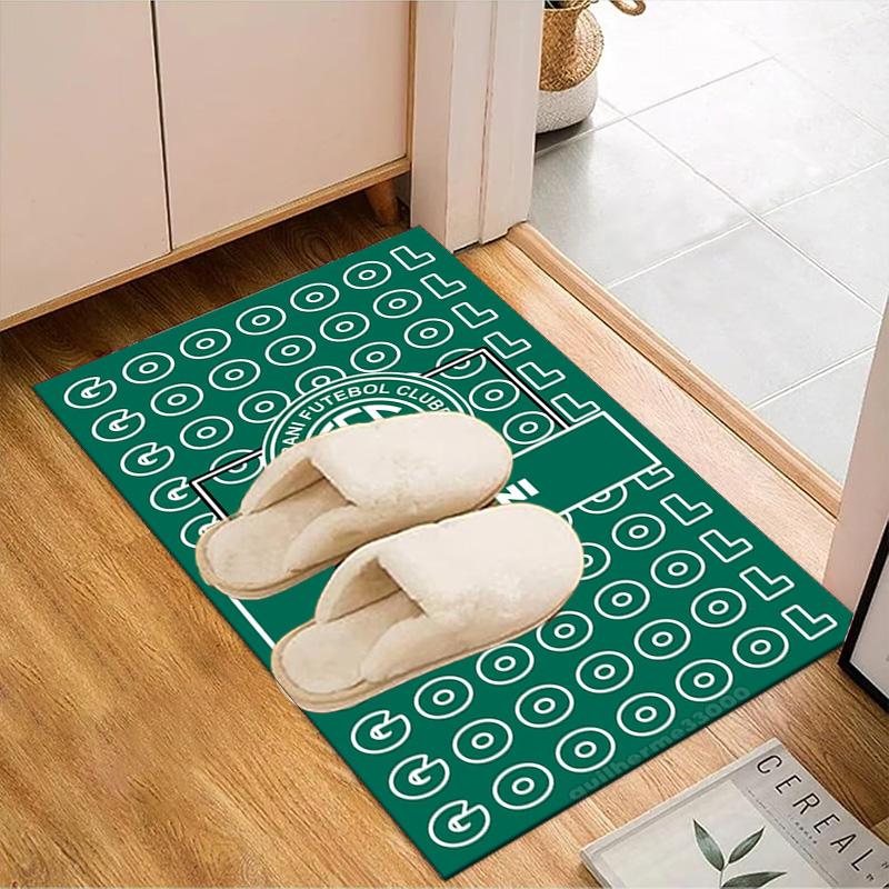 Football Club Emblem Printed Office Carpet Chair Cushion Entryway Rug, Rugs for Living Room, Bedroom Christmas gifts