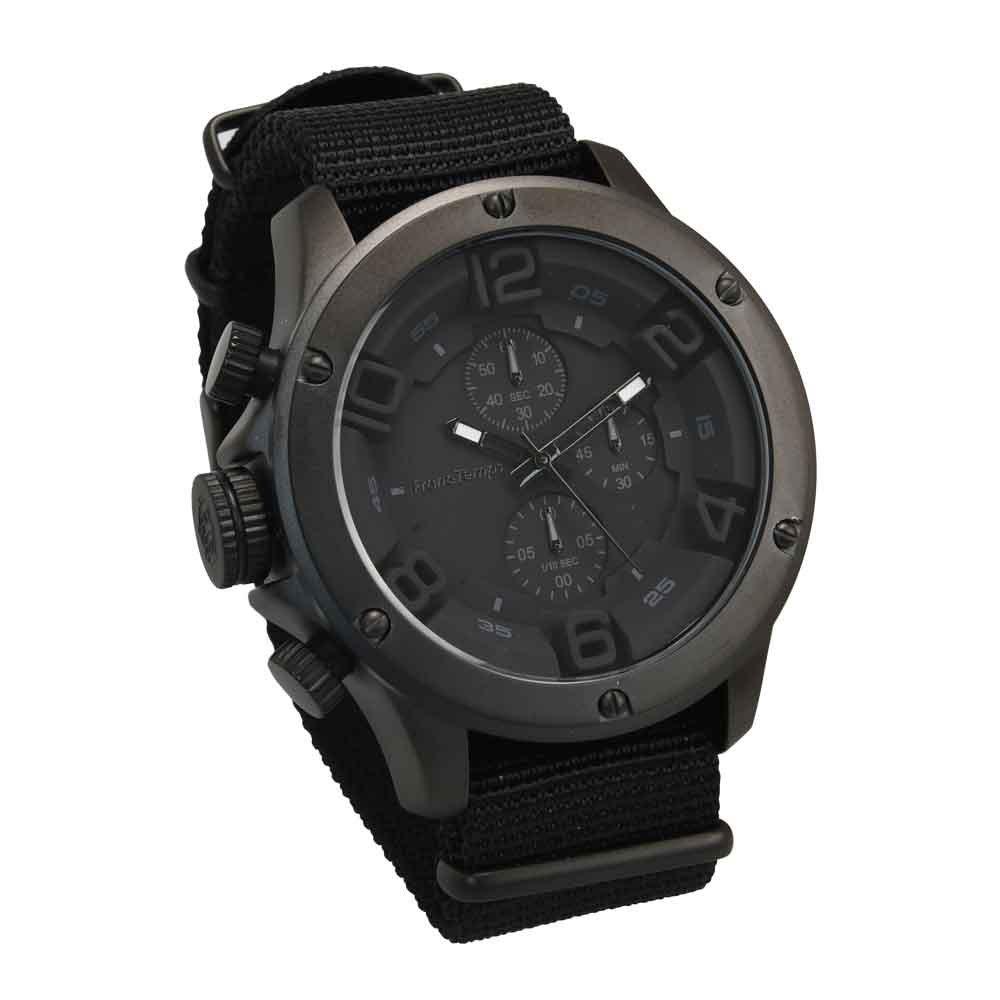 

Часы FrancTemps GAVARNIE NATO Gavarni Chronograph Nato [FrancTemps] Мужские Женские (Полностью черный)