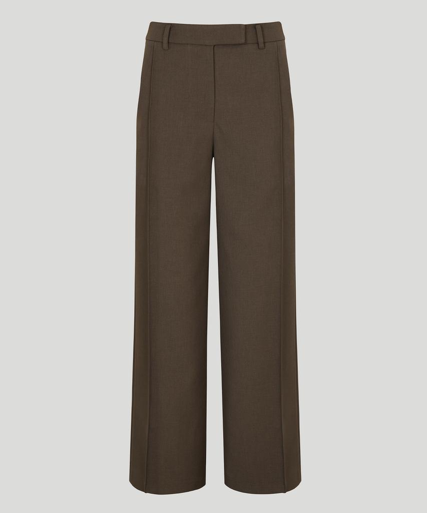 Supaeg Side Pintuck Pants _ Brown, Black