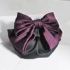 Large Bowknot Spring Clip Korean Style Nurse Hair Clip Sweet Hair Net Cover  Hotel