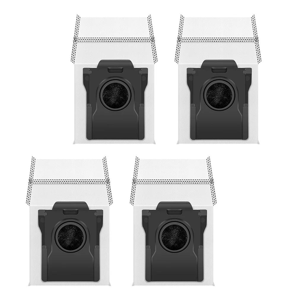 4pcs Dust Bags FOR DREAME D10 Plus Gen 2 Robot Vacuum Cleaner Kit Home Improvement Cleaning Tools Replacement Dust Bags