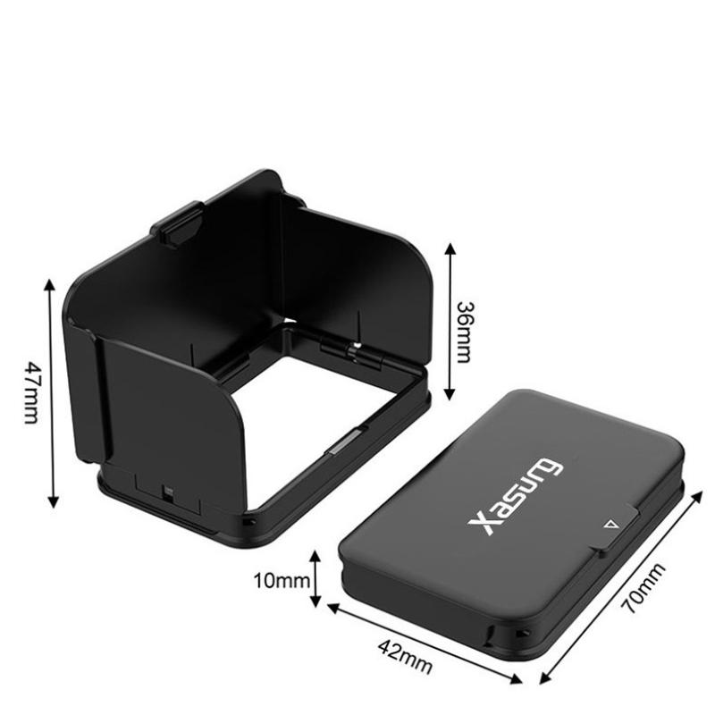 1 Set Camera Parts Magnetic Screen Hood For Insta360 Ace Pro/Ace Pro 2 Protective Anti-Glare Sun Shade Waist-Level Viewfinder