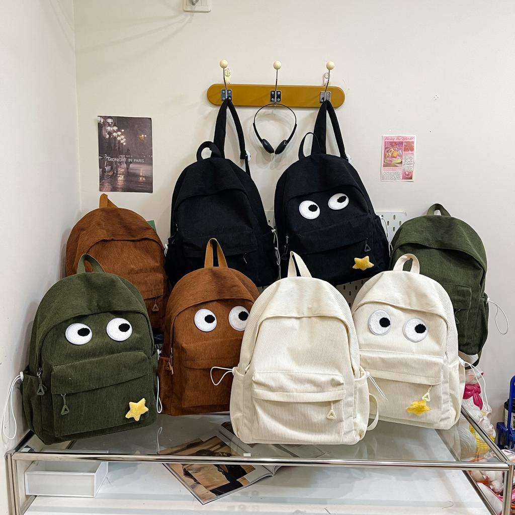 New Cute Backpack with Large Capacity Cartoon Plush Backpack for Men and Women, High-end Backpack