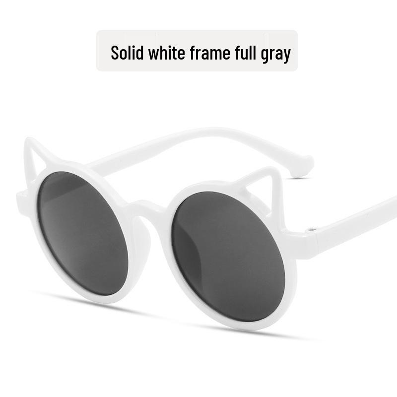 Dětská móda 2021 Sluneční brýle s kočičíma ušima - Roztomilé dekorativní dětské brýle