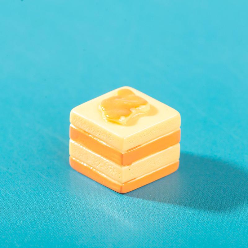 Creative Chinese Pastry Figurine Crafts Cute Cartoon Fruit Food Resin Ornaments