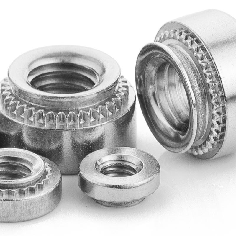 Stainless Steel/Carbon Steel Pressure Rivet Nuts (M3/M4/M5/M8) with Zinc-Plated Finish