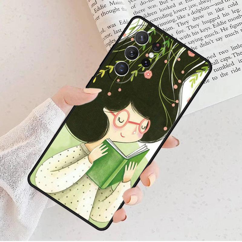 Book Lover Phone Case For Samsung Galaxy S25 S23 S30 S8 S21 S20 FE S24 S22 Note 10 20 S8 Plus Lite Ultra