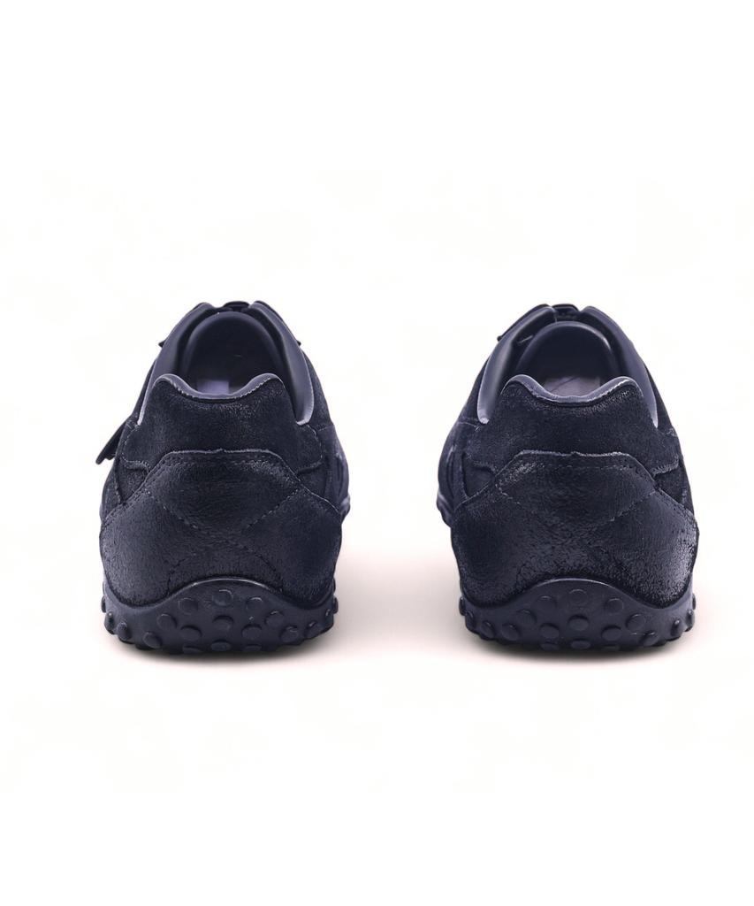 Yase Spider Wax Washed Sneakers Black (Type A)