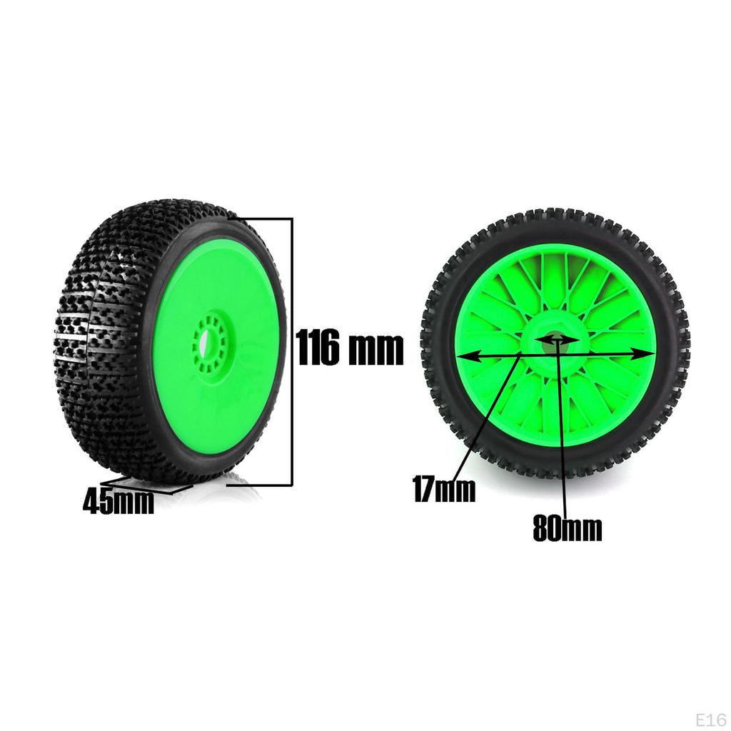 1/8 Scale RC Tires Spare Parts Accessories for HSP Modified Car Truck Buggy Vehicles