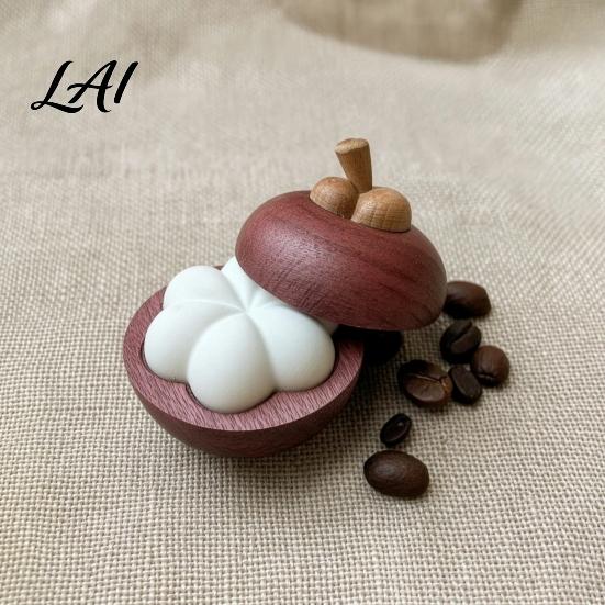 Spa Reception Scent Decor Mangosteen Passive Oil Diffuser Wooden Essential Creative Aromatherapy Non Electric Holder Diffusers No-Electric