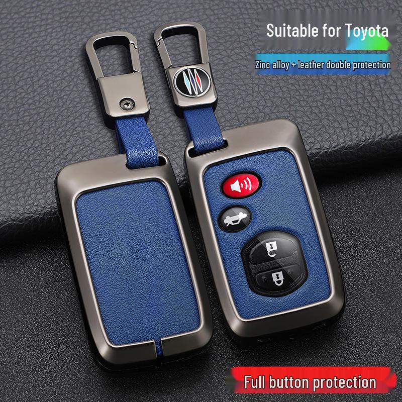 Compatible Key Case for Toyota Models: Corolla, Levin, Camry, Highlander, RAV4, Crown, CHR, Reiz