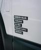 GORDON MILLER Cut Sticker KURAMAE BAR Black 1765507 245×176