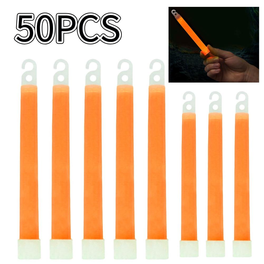 10/50PCS 6 Inch Survival Kit Military Glow Light Sticks Walking and Hiking Camping Outdoor Equipment Supplies
