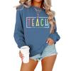 Women S Casual Teach Them To Be Kind Print Hoodie