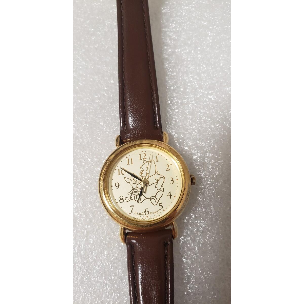 [Operation not confirmed] Seiko ALBA Watch V501-0N10 Winnie the Pooh Piglet Disney DISNEY pooh Vintage Free Shipping