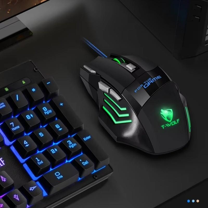 USB Wired Mouse RGB Backlit Ergonomic Game Mice 7D Esports Gaming Mouse Gamer Computer Mouse For PC Desktop Laptop