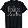 The Beatles - Abbey Road Greyscale Album Cover T-Shirt