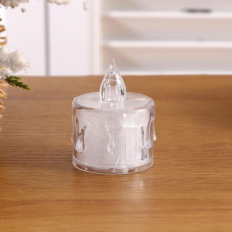 LED Simulated Electronic Candle Night Light: Dormitory & Bedroom Decoration, Atmosphere Prop, Desktop Ornament.