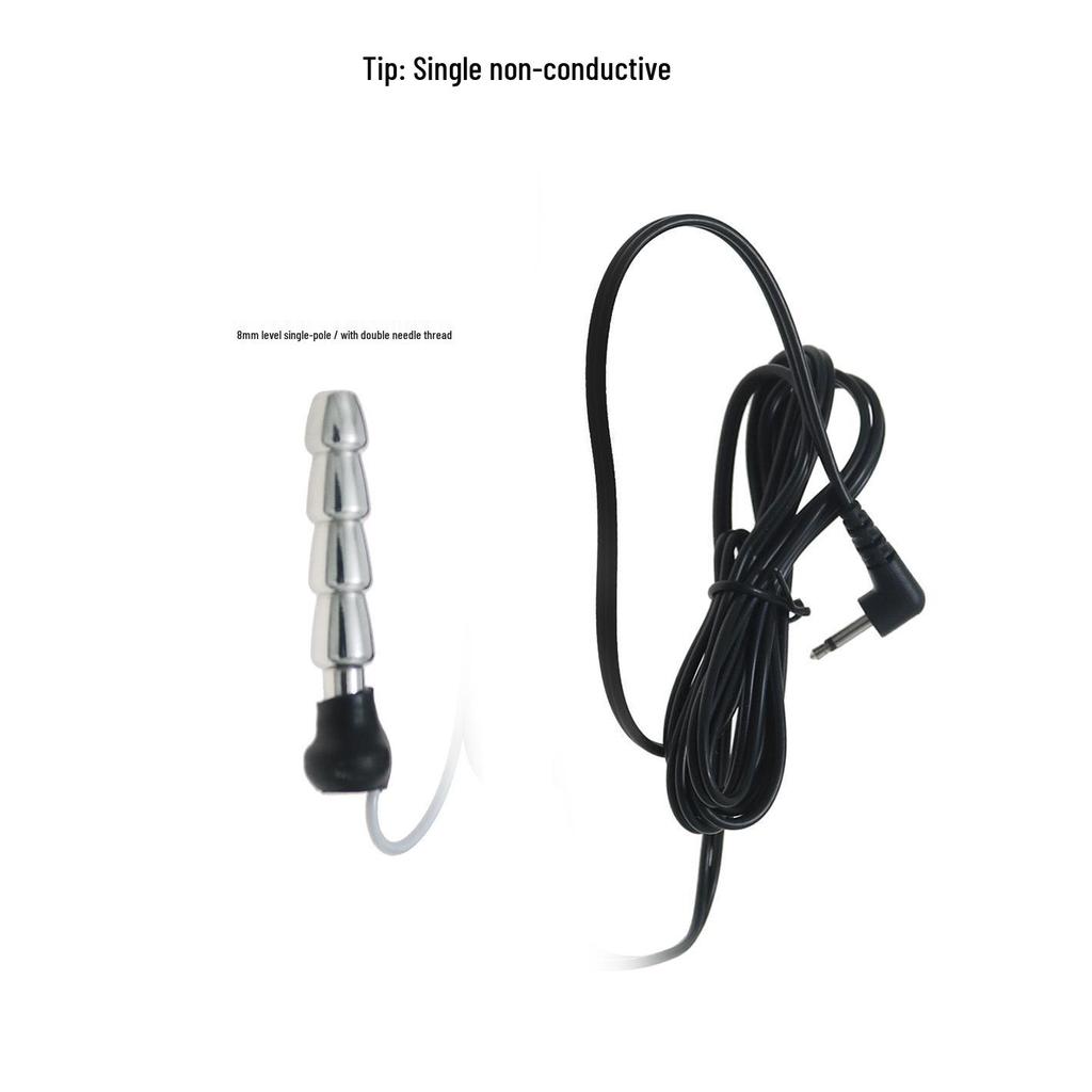Chaqiu Transparent Metal Urethral Plug - Short Electric Shock Tool for Enhanced Pleasure