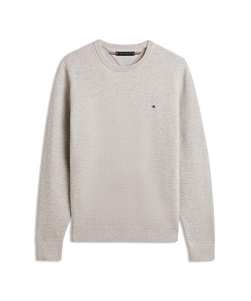 TOMMY HILFIGER Seasonal Structured Crewneck Sweater (T12G0Kpo040Mt1P01)