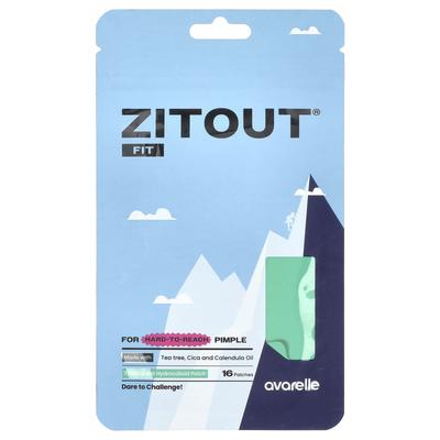Zitout® Fit, Translucent Hydrocolloid Patches, 16 Pieces