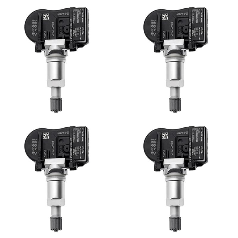 For Hyundai Genesis Accent Elantra Kia Rio Sorento 2012- 433Mhz TPMS Tire Pressure Sensor 4Pc 52933-2J100 529332J100