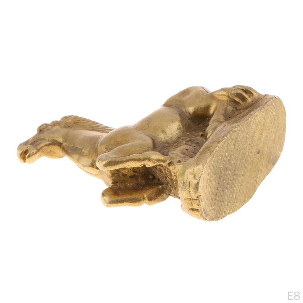 Messing Glück Chinesische Tierkreiszeichen Sammelstatuen Figuren für dekorative kreative Geschenke