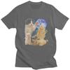 Cute Kittens Cat Moon Cosmic Printed T Shirt for Unisex Pure Cotton Tshirts Fashion Streetwaer Short Sleeve Tee Shirt