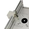 Aluminium Table Insert Plate Fence Sliding Brackets for Woodworking Benches