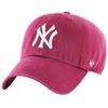 New York Yankees Clean Up Cap, Mens Burgundy Cap