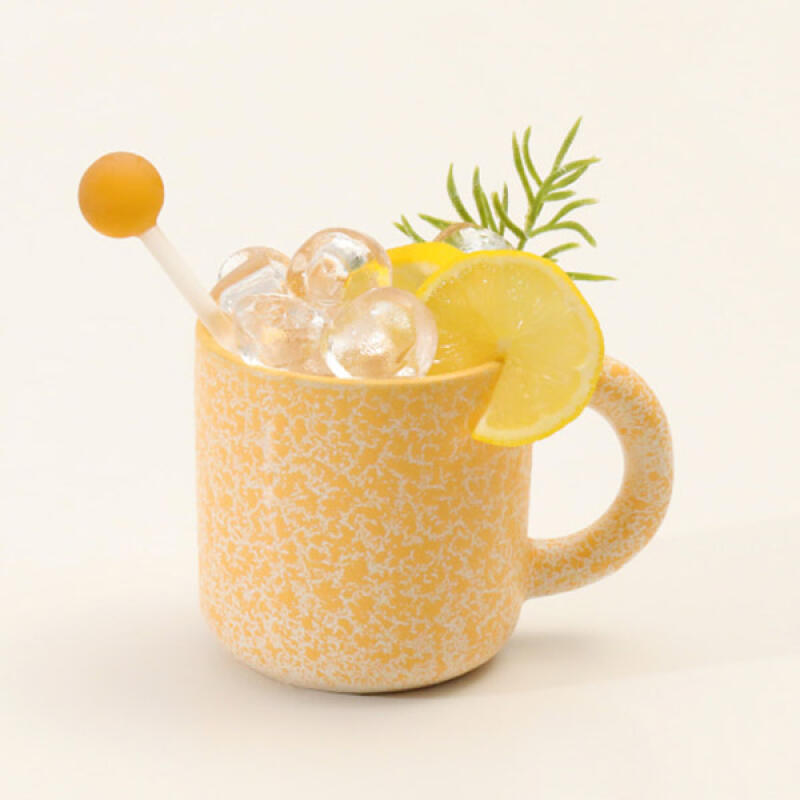 Thick Handle Color Mug 360ml 1pc (color selection)