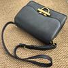 [Gebraucht] Gancini Schwarze Leder Crossbody Tasche - Sehr Gut #13VHABV