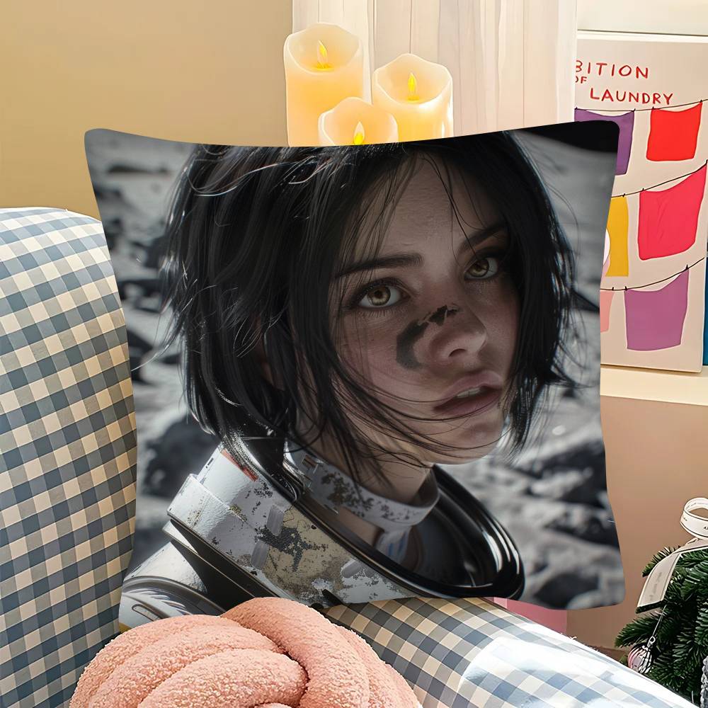 pc Alita Battle Angel Pillow Case Fashion Square Pillowcase Bedroom Sofa Room Ins Decoration Leisure