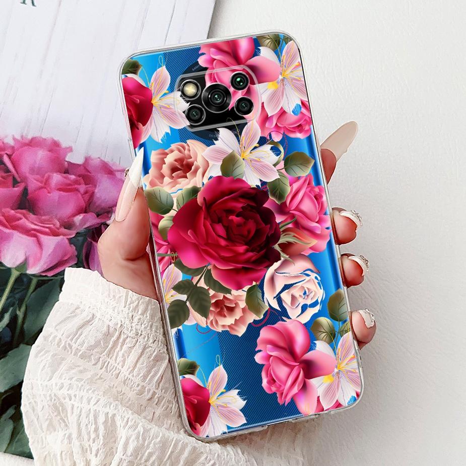 For Xiaomi Poco X3 Pro Case Cute Cat Lucky Koi Painted Cover Soft Slim Phone Case For Xiaomi Poco X3 NFC PocoX3 Pro Fundas Coque