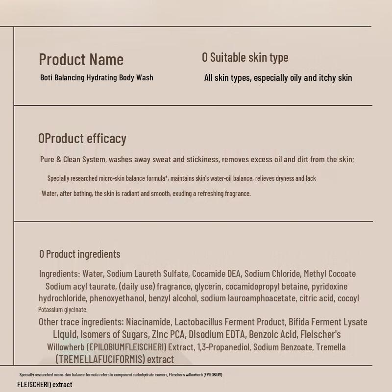 Baite Balance Hydrating Shower Gel