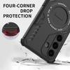 Magnetic Armor Case For Samsung Galaxy S26 Ultra S25 Edge Plus S24 FE S23 S22 A15 A35 A55 A16 A36 A56 A17 A37 A57 5G Hybrid Shockproof Bumper Cover