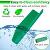 Flexible Oil Funnel, Reble Flex Funnels for Automotive Use, 14.7 x 6.7 Inch Spill-Free Oil Change Tools for Most Cars, Trucks, Motorcycles (Green)